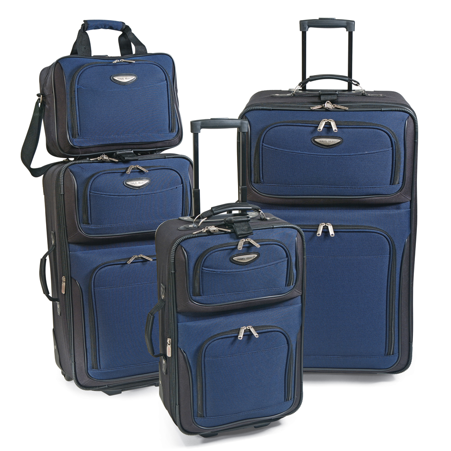 Amsterdam 4PC Luggage Set – Golden Pacific